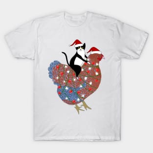 Meowy Chickenmas T-Shirt